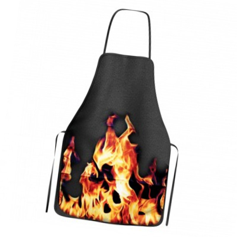 Barbecue avec tablier à flammes