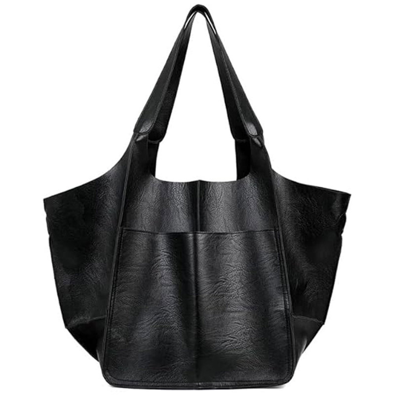 Black Tote Bag Shoulder Bag Oversized Bag