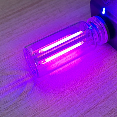 Veilleuse Veilleuse USB New Touch-contrôlée au chevet véhicule Atmospheres Lampe Céramique LED Bouteille en verre Créative Mini romantique