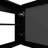 Black Medicine Cabinet For Bathroom - 2 Shelves, Mirror, Wall Mounted, Modern, Particle Board, 18.6 X 5.7 20.5 Inches Mounted Bathroom, Modern Look,-302741601