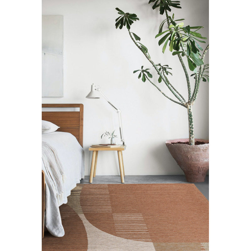 Kelmscott Abstract Machine Made Indoor / Outdoor Area Rug, Rectangle 135 x 200cm