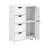 White Bathroom Storage Cabinet