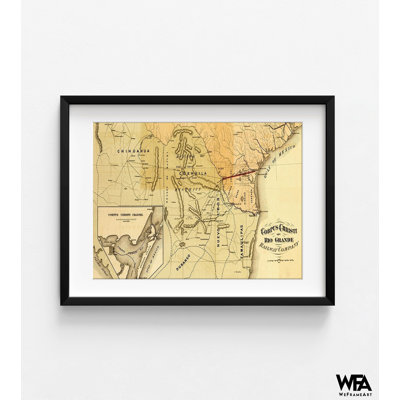 Corpus Christi et compagnie de chemin de fer de Rio Grande, 1874, affiche de Rio Grande antique, impression de l'histoire du chemin de fer, affiche de la Old Railroad Company