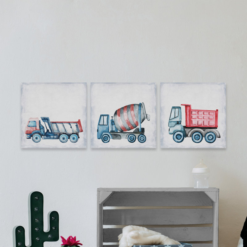 Rondel - 3 Piece Print Set, 41cm H x 123cm W x 1.91cm D