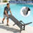 HDPE & PVC-coated polyester Outdoor Chaise Loungers with Arms, 5-Position Adjustable Backrest, Wheeled, Hidden Cup Holders, Set of 2-2004930804