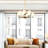Light Blown Drum Chandelier-87604361-87604363-131299671