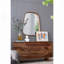 Miroir 27 "x 37" avec cadre en bois Irrgeular