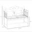 Banc de jardin Outsunny