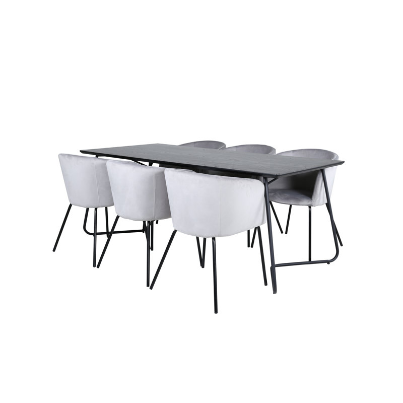 Hofmann 6 - Person Dining Set, Grey