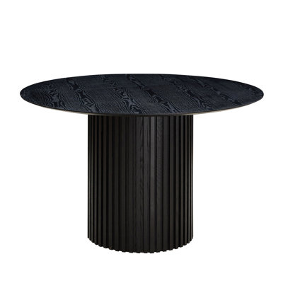 46.45 Inch MDF Dining Table For Dining Room Round Dinner Tables Mid-Century Modern Table