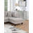 Living Room Furniture 2-PCS Sectional Sofa Set LAF Sofa And RAF Chaise Mushroom Color Tweeted-Like Velvet Tufted Couch Nailheads-360620438-360620445
