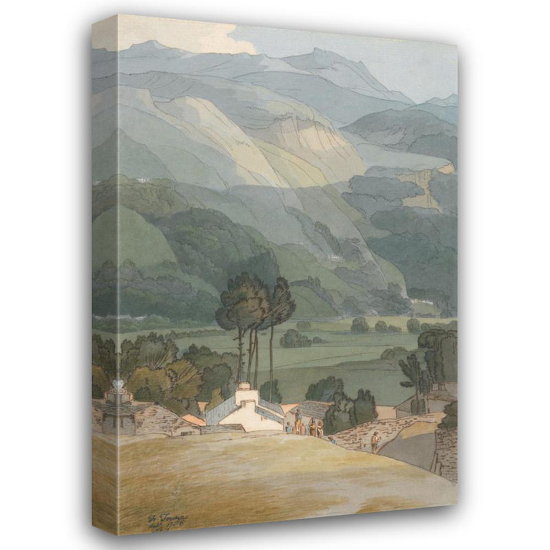 "Ambleside" par Francis Towne - Art mural sur toile tendue avec châssis, H 24 po x l 17 po