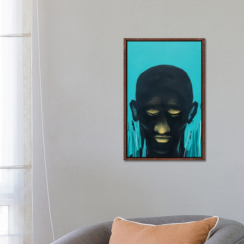 Drive by VCalvento - Print on Canvas, 66.04 cm H x 45.72 cm W, Classic Brown Wood Framed