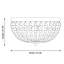 Wallick 3 - Light 32Cm Caged Solid Wood Bead Flush Mount Light-1820305322