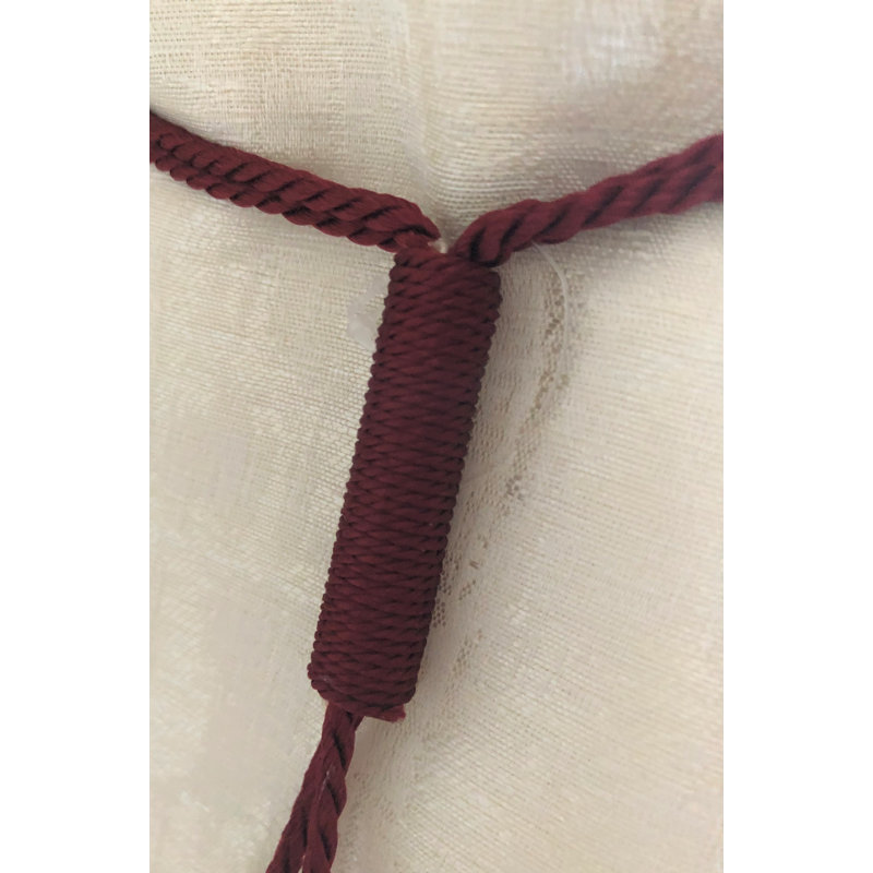Laszlo 2cm Curtain Holdback/Tieback, Burgundy