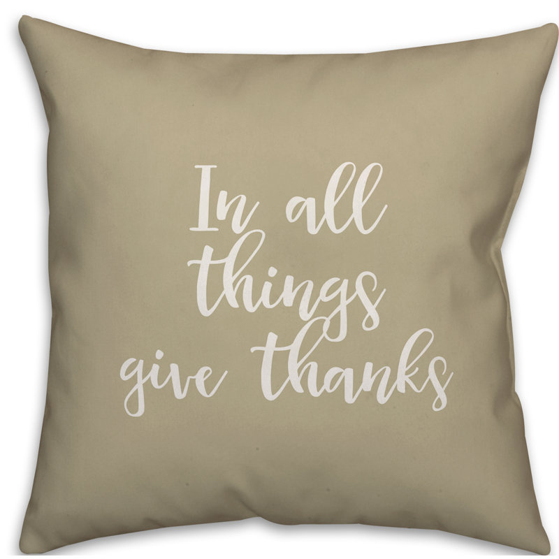 Coussin In All Things, Beige, Coussin décoratif