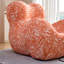 Fauteuil paresseux moderne, fauteuil pour adultes, adolescents, fauteuil personnel, concepteur de tissu rayé paresseux simple
