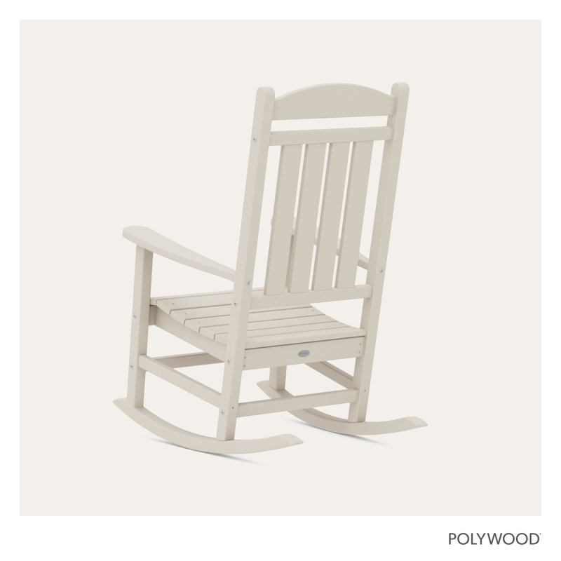 POLYWOOD Rocker Rocking Chair, Sand