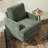Upholstered Armchair with Square Arms-111700366