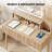 Vanity Desk with LED Mirror & Charging Station-593148022