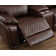 Jepum 77.6" Top-Grain Genuine Leather Manual Reclining Loveseat Sofa, 2-Seater Recliner Couch with Storage and Cupholders