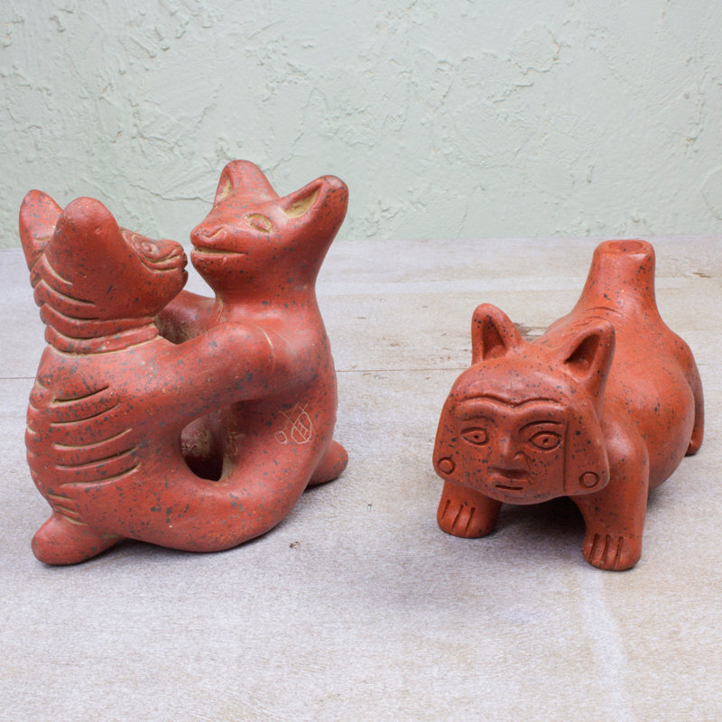 Ensemble de figurine en céramique pour chien 2 pièces Winward