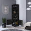 Armoire de bar à 2 tablettes Black 8 - Style mobilier contemporain