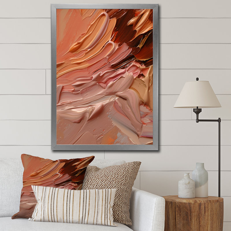 «Chocolate Bliss», reproduction d'art sur toile, Cadre simple argenté, H 32 po x l 16 po x P 1 po