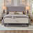 58.6"Upholstered Tufted Bed Bench with Storage-749462730