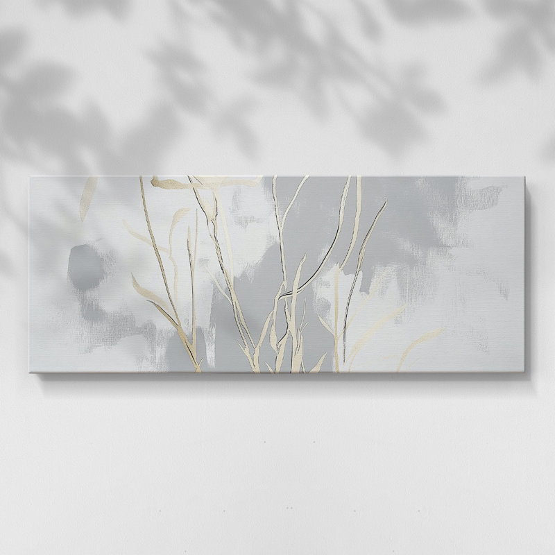 Abstract Series 9 #XCIII-Wide Gallery Wrapped Canvas, 12" H x 30" W