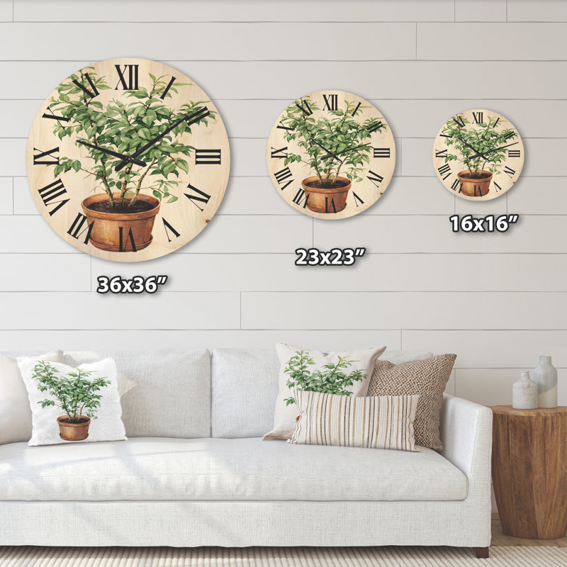 Horloge murale Ficus, Grand