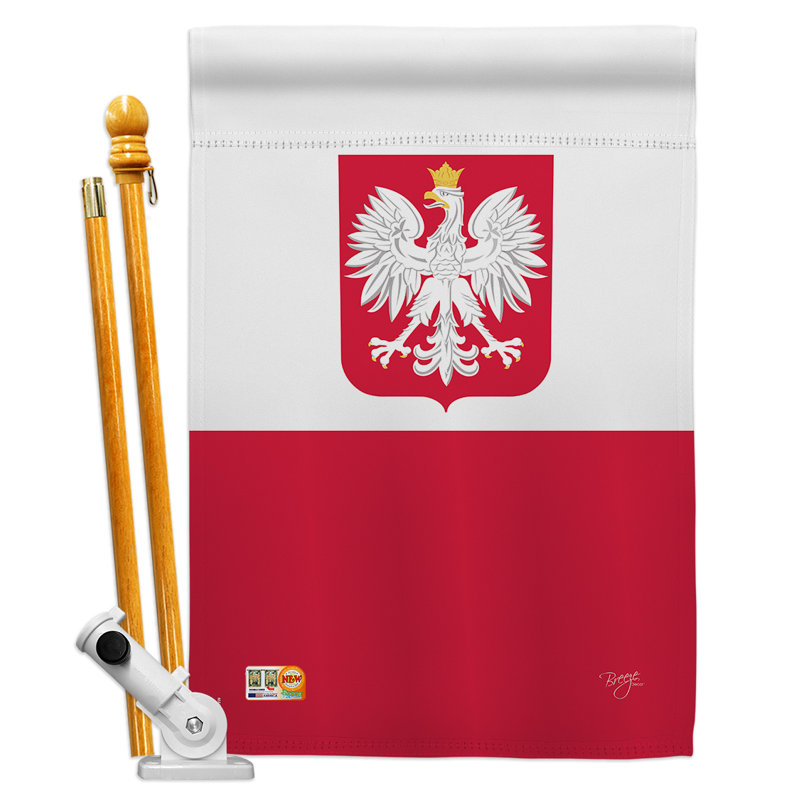 Ensemble de drapeaux en polyester 40 x 28 po Trinx