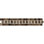 Bordure murale Emperador foncé 2 "x 12" à biais Bema Marfil