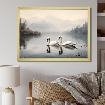 The Swans Odyssey - Swans, reproduction sur toile encadrée