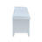 Rattan & White Finish Bench W/Storage