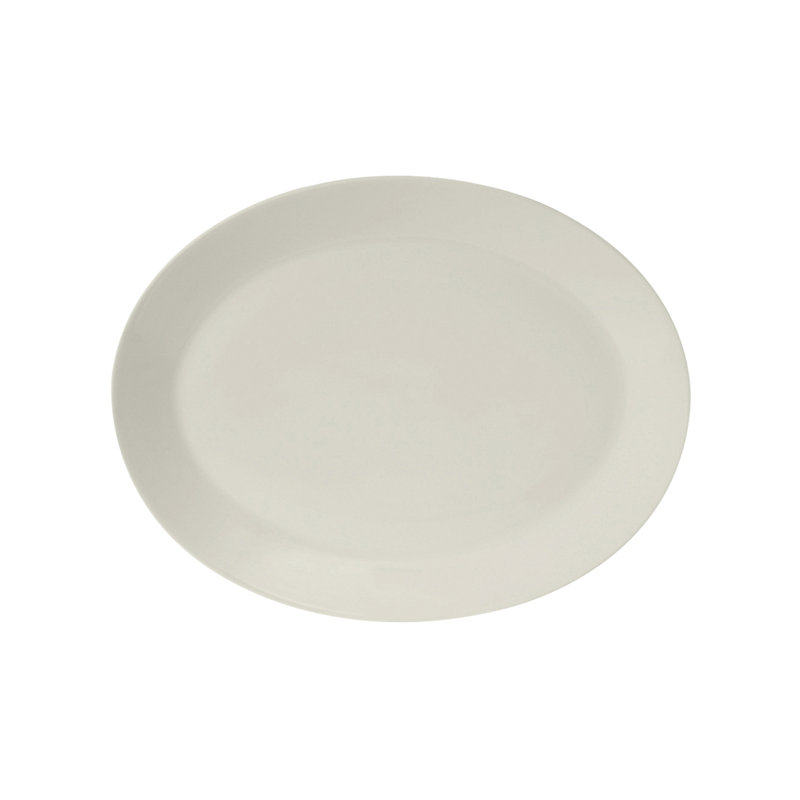 Tuxton Modena Ceramic Platter, 0.75" H x 11.12" W x 8.62" D