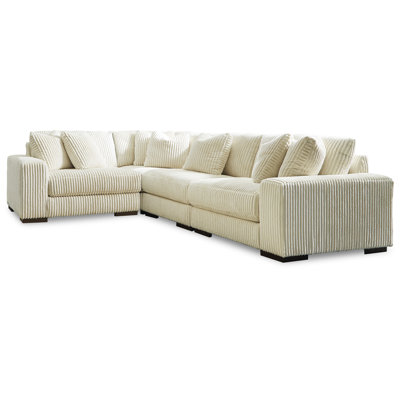 Canapé modulaire 4 pièces Lindyn Ivory