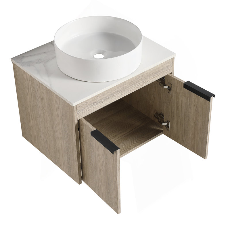 Ensemble de meuble-lavabo moderne 24 "avec lavabo en céramique 24"