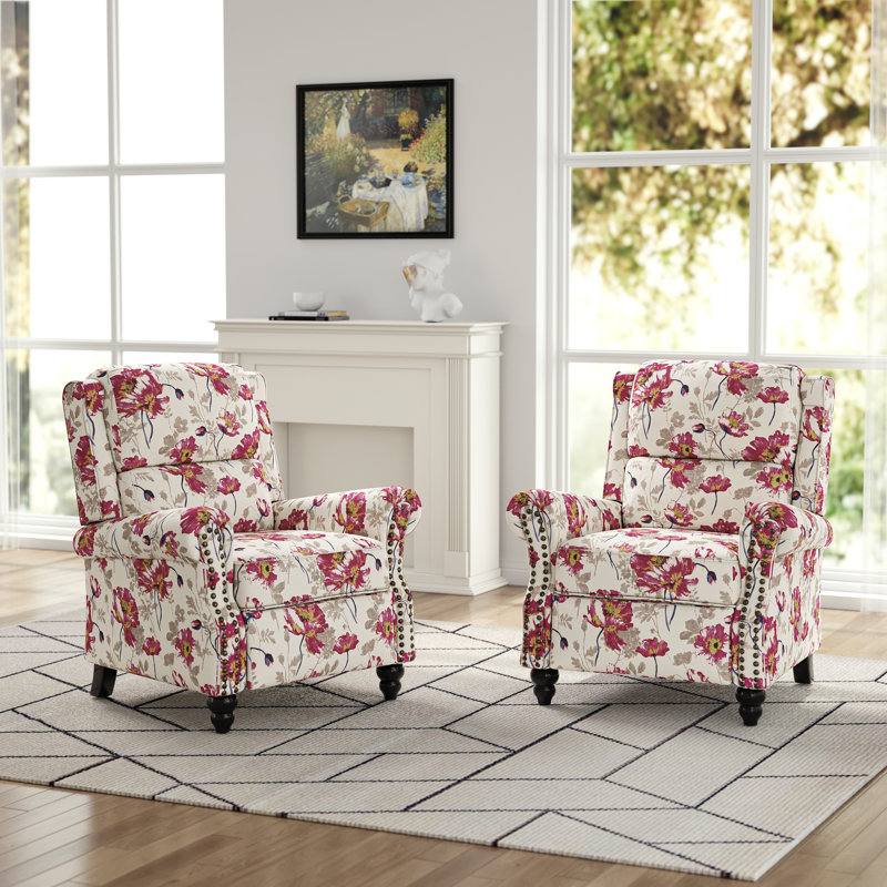 Ameiah Recliner, Pattern White