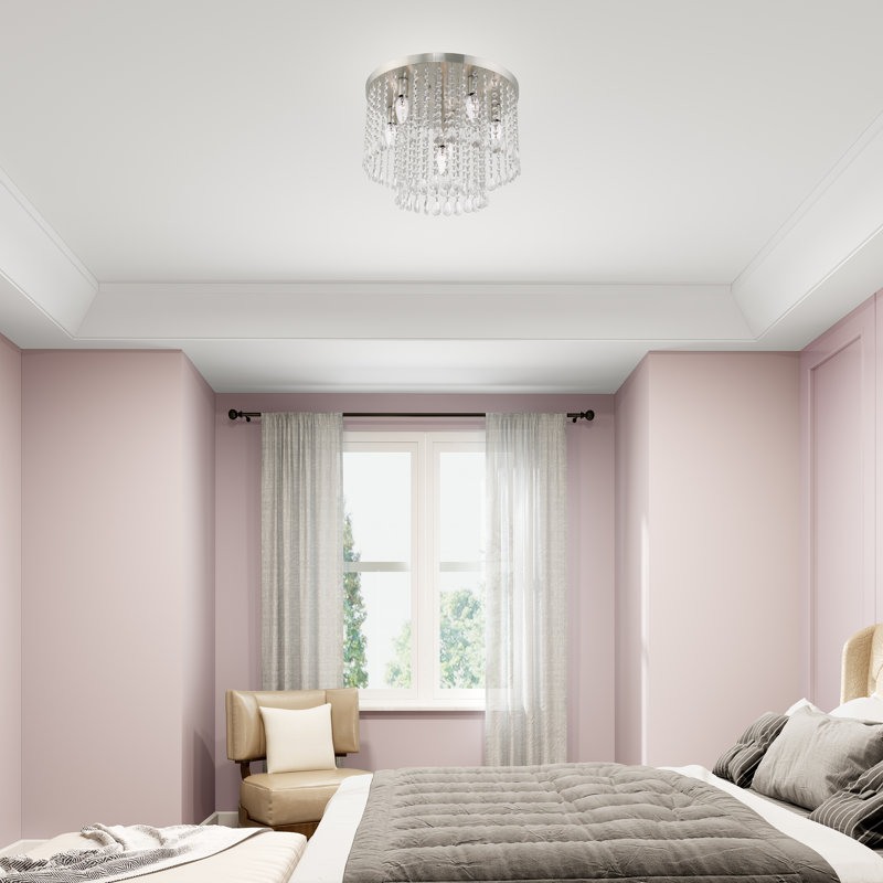 Slifer Crystal Flush Mount