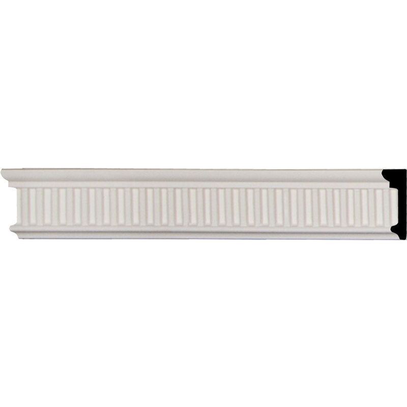 Linus White Polyurethane Decorative Chair Rail Moulding