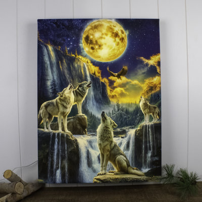Call of the Wild 18x24 Fully Illuminated LED Wall Art