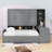 Wood Daybed With Storage Drawers, Shelves and All-in-One Cabinet-639767226-639767365