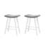 Tabouret de comptoir rembourré Luna-100681380-100681377