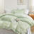 Andency Sage Gingham Ruffle Comforter Full (79x90Inch), 3 Pieces(1 Ruffled Comforter and 2 Pillowcases) Solid Farmhouse Bed, Vintage Rustic Soft Microfiber Bedding Set-124610466-124610433