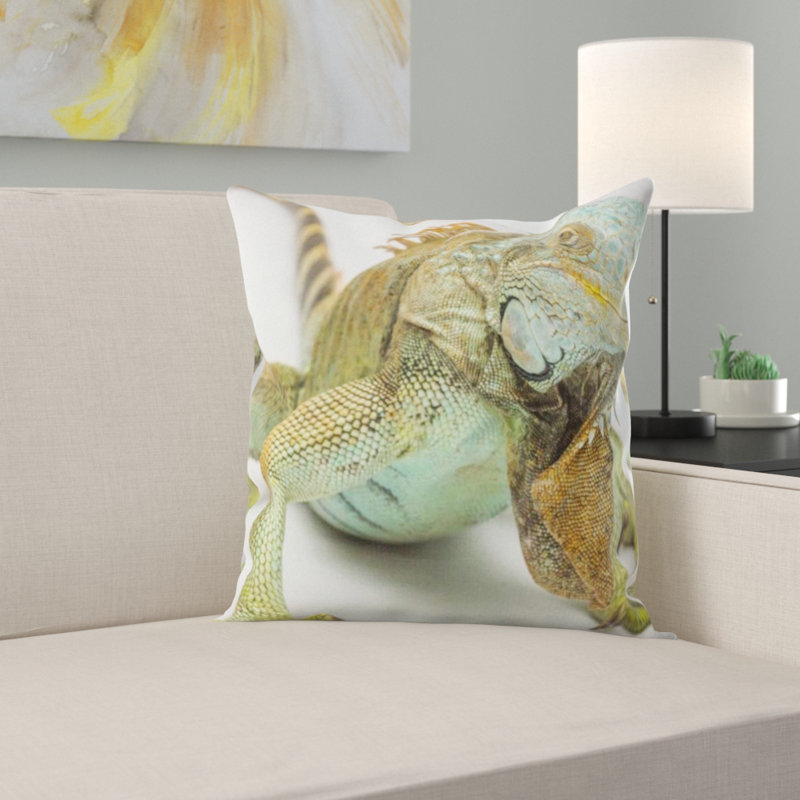 Coussin iguane