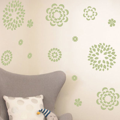 Adhésif décoratif motif floral