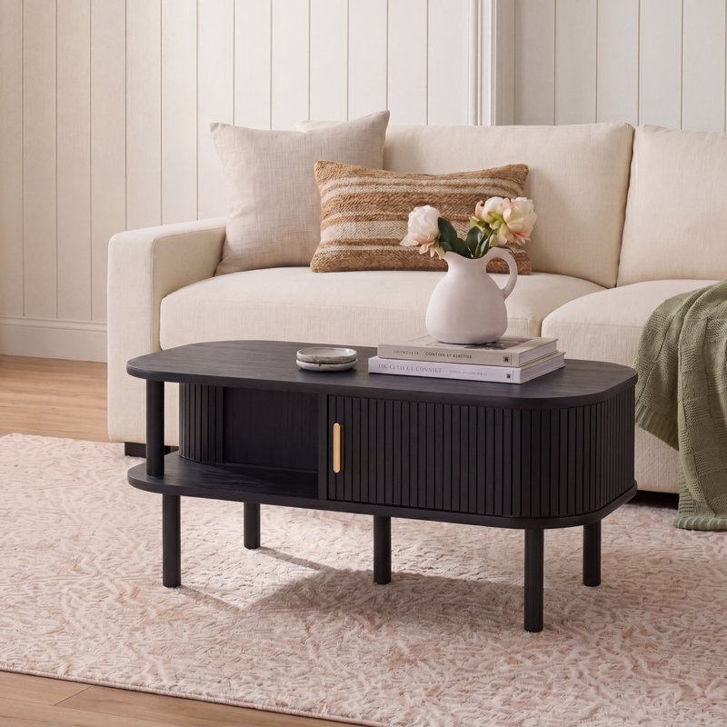 Table basse Cestar, Noir