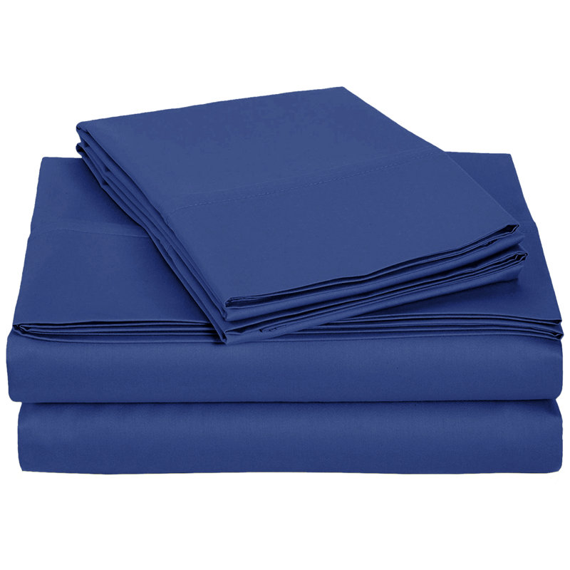 Billie-J Microfiber Sheet Set, King, Dazzling Blue