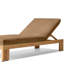 Chaise longue d'extérieur en teck pour l'extérieur
